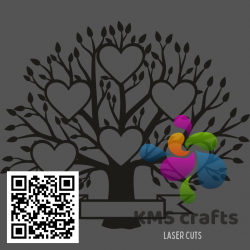 Personalized Family Tree of Life (6 Names)